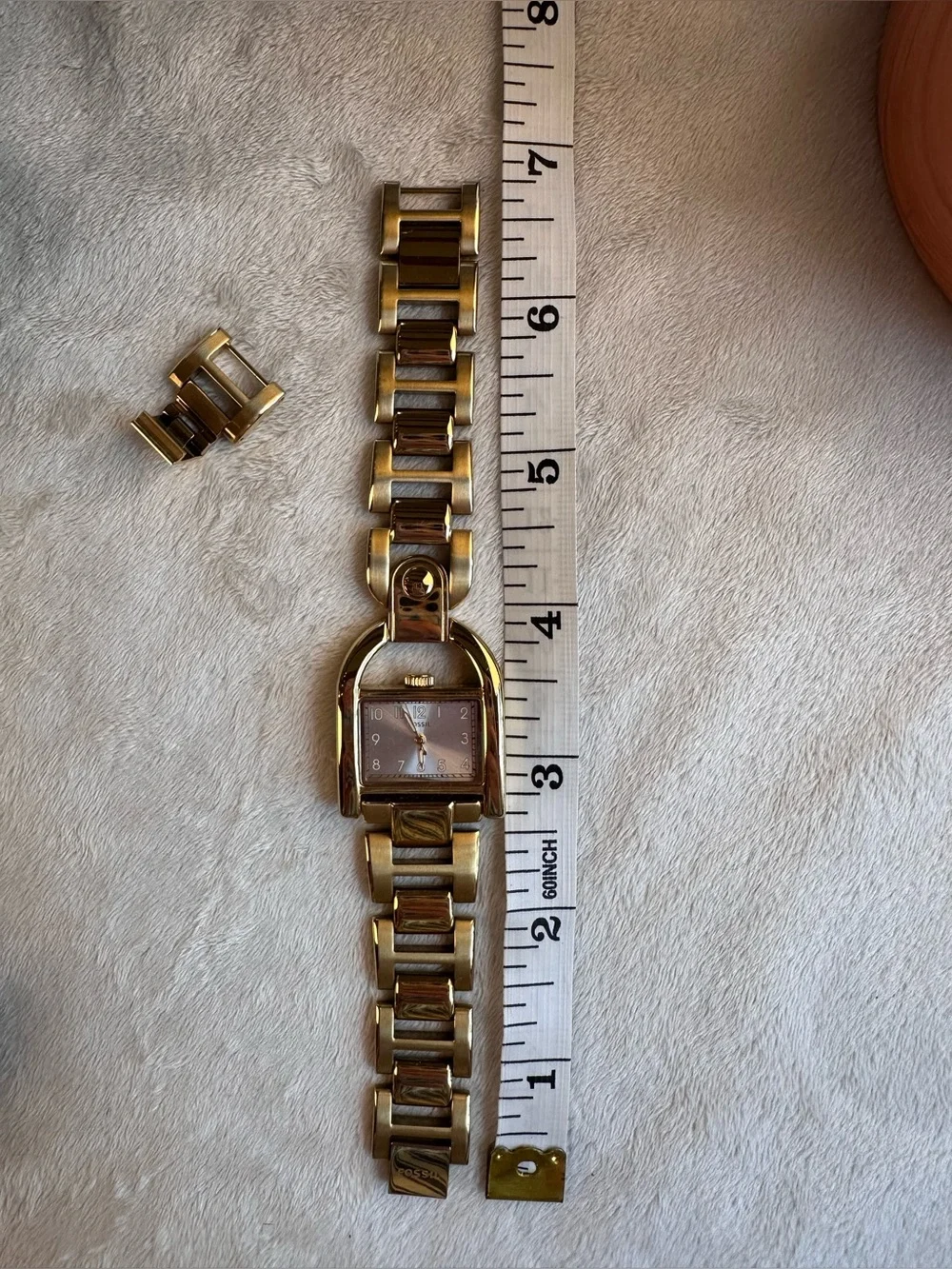 Fossil Gold Link Bracelet Watch